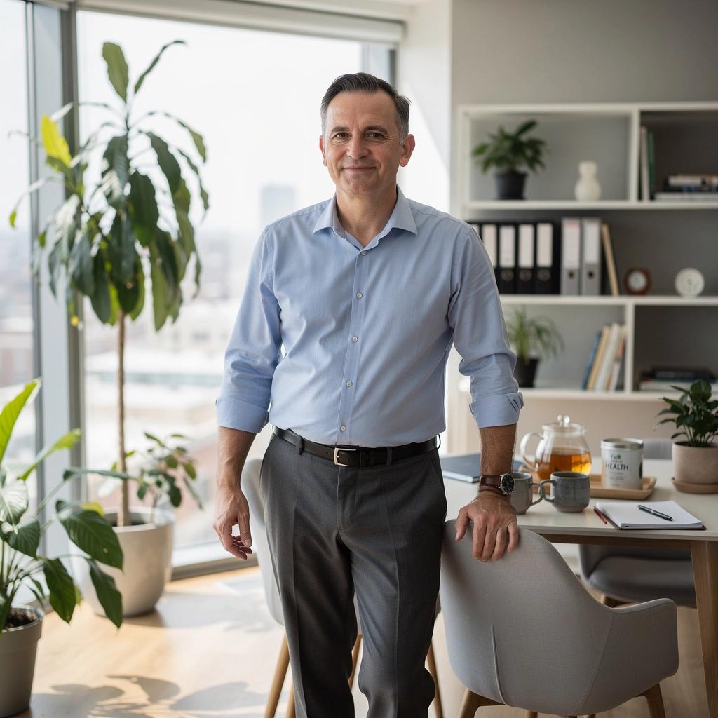 Egy vidám teázás pillanata barátok között, akik a teázás jótékony hatásairól beszélgetnek.